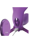 Fantasy For Her - Butterfly Harness G-Spot mit Vibrator, Wiederaufladbar und Fernbedienung Violett kaufen - Fesselliebe