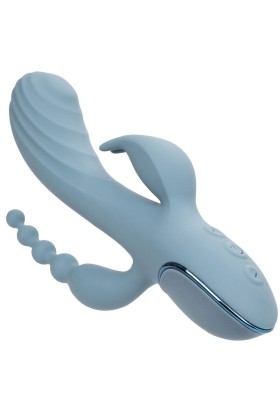 Vibrator Triple Ecstasy Grau von Calexotics kaufen | Fesselliebe