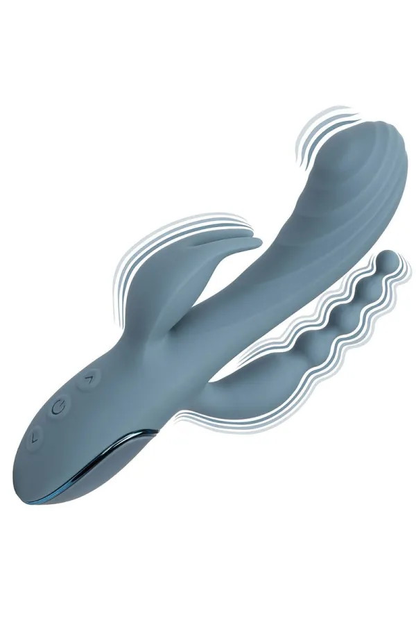 CALIFORNIA EXOTICS - VIBRATOR TRIPLE ECSTASY GRAU kaufen - Fesselliebe