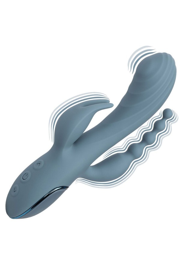 Vibrator Triple Ecstasy Grau von Calexotics kaufen | Fesselliebe