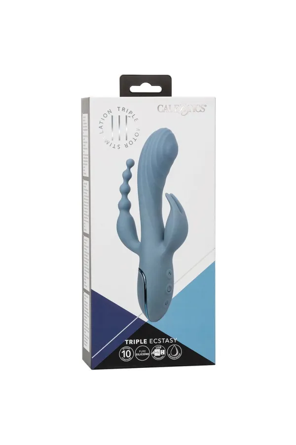 CALIFORNIA EXOTICS - VIBRATOR TRIPLE ECSTASY GRAU kaufen - Fesselliebe