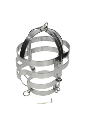 Maske mit Stahlhalskette von Metal Hard kaufen | Fesselliebe