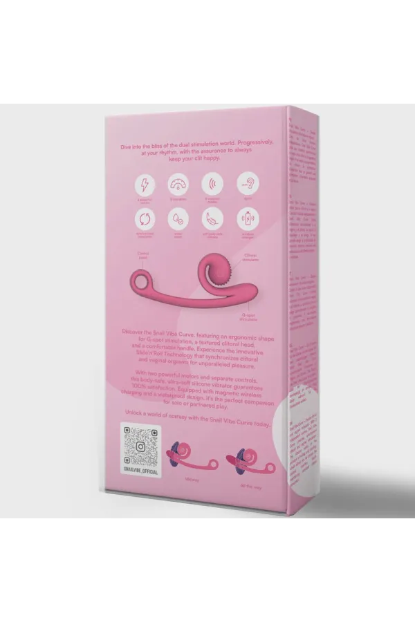 Snail Vibe Curve Vibrator Rosa von Snail Vibe kaufen - Fesselliebe