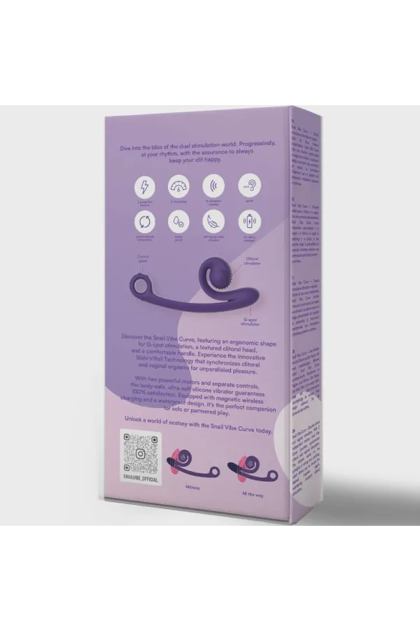 Snail Vibe Curve Vibrator Lila von Snail Vibe kaufen - Fesselliebe