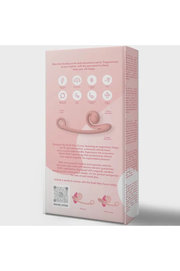 Snail Vibe Curve Vibrator Peach von Snail Vibe kaufen - Fesselliebe