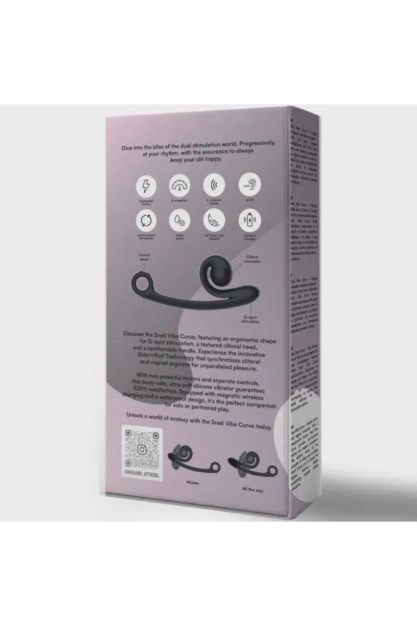 Snail Vibe Curve Vibrator Schwarz von Snail Vibe kaufen - Fesselliebe