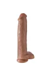 King Cock - Realistischer Penis mit Kugeln 34,2 Cm Karamell von King Cock kaufen - Fesselliebe