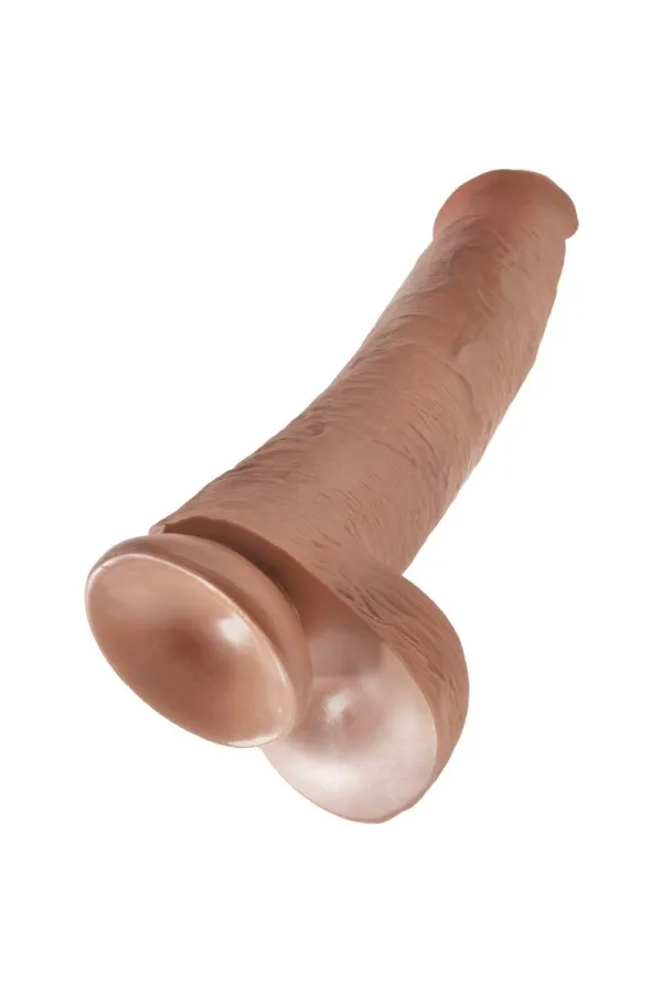 King Cock - Realistischer Penis mit Kugeln 34,2 Cm Karamell von King Cock kaufen - Fesselliebe