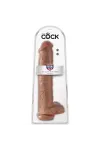 King Cock - Realistischer Penis mit Kugeln 34,2 Cm Karamell von King Cock kaufen - Fesselliebe