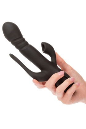Vibrator Triple Euphoria Schwarz von Calexotics kaufen | Fesselliebe