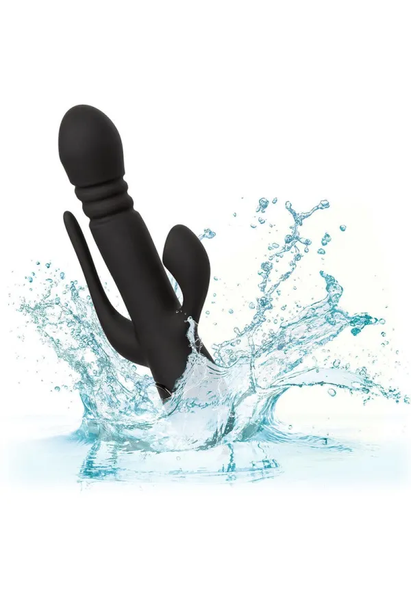 CALIFORNIA EXOTICS - VIBRATOR TRIPLE EUPHORIA SCHWARZ kaufen - Fesselliebe