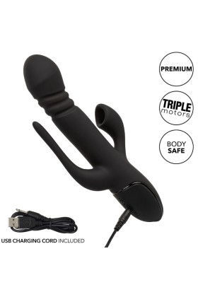 Vibrator Triple Euphoria Schwarz von Calexotics kaufen | Fesselliebe