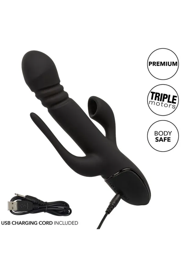 CALIFORNIA EXOTICS - VIBRATOR TRIPLE EUPHORIA SCHWARZ kaufen - Fesselliebe