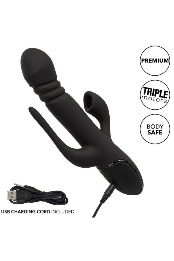 Vibrator Triple Euphoria Schwarz von Calexotics kaufen | Fesselliebe