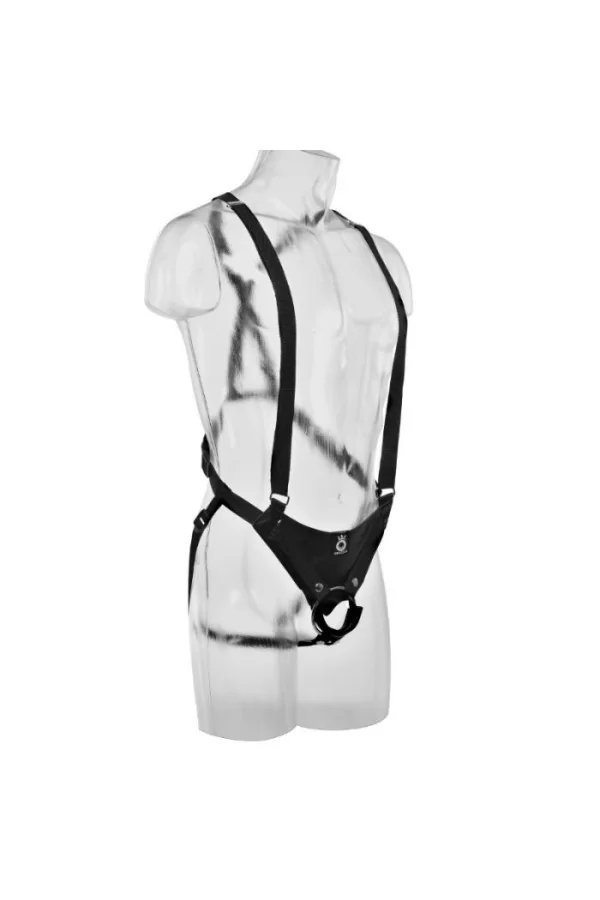 King Cock 30,5 Cm Hollow Strap-On Suspender System - Fleisch von King Cock kaufen - Fesselliebe