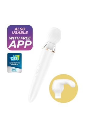 Double Wander App Weiss von Satisfyer Wand kaufen | Fesselliebe