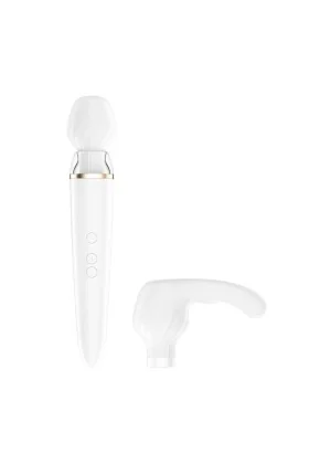 Double Wander App Weiss von Satisfyer Wand