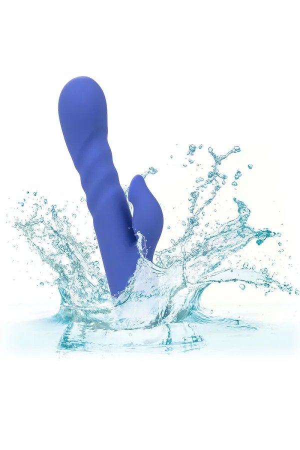 CALIFORNIA EXOTICS - LA LOVE VIBRATOR & SUCKER BLAU VON CALIFORNIA DREAMING kaufen - Fesselliebe