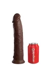 Realistischer Silikon Dildo Elite 29,5 cm braun von King Cock kaufen - Fesselliebe