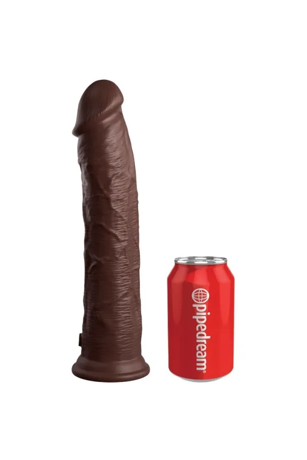 Realistischer Silikon Dildo Elite 29,5 cm braun von King Cock kaufen - Fesselliebe