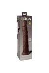 Realistischer Silikon Dildo Elite 29,5 cm braun von King Cock kaufen - Fesselliebe