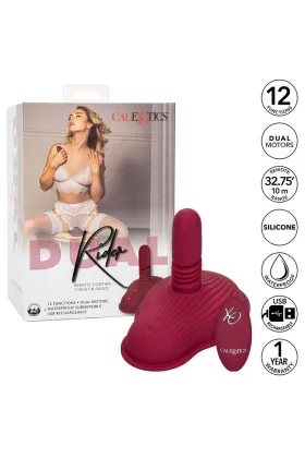 Rider Massager Doppelmotor Fernbedienbares Rot von Calexotics