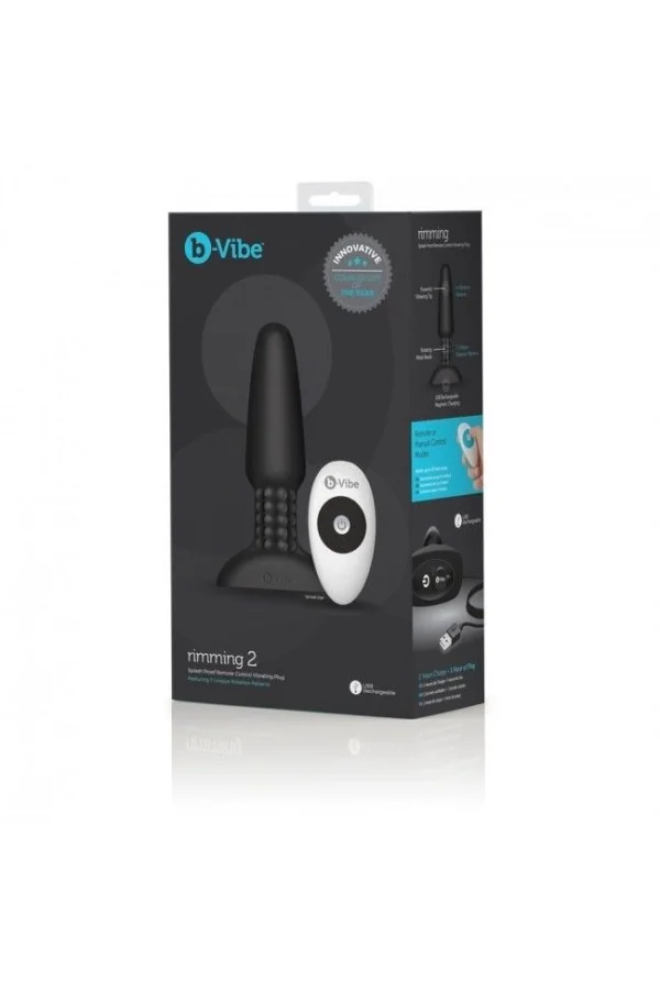 Rimming Remote Plug 2 Schwarz von B-Vibe kaufen - Fesselliebe