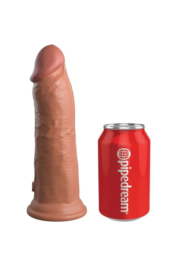 King Cock Elite - Realistischer Dildo mit Vibration und Silikon 20,3 Cm Karamell kaufen - Fesselliebe