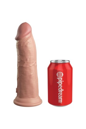 Elite realistischer Dildo mit Vibration und Silikon 20.3 cm von King Cock kaufen | Fesselliebe