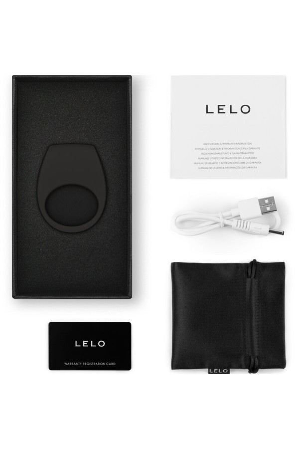 Tor 3 Schwarzer Vibratorring von Lelo kaufen | Fesselliebe