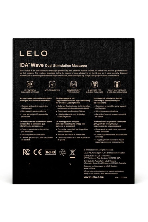 Ida Wave Couples Massager Schwarz von Lelo kaufen | Fesselliebe