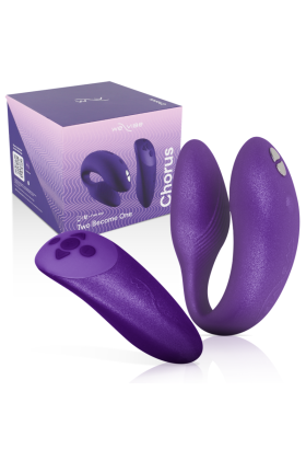 Chorus Vibrator für Paare mit Lila Squeeze-Steuerung von We-Vibe kaufen | Fesselliebe