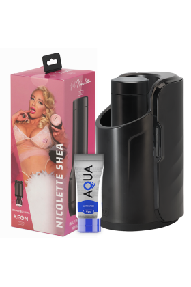 Keon + Feel Nicolette Shea Stroker + Aqua-Qualitts-Schmiermittel 50 ml von Kiiroo kaufen | Fesselliebe