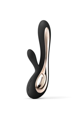 Soraya 2 Schwarzer Kaninchenvibrator von Lelo kaufen | Fesselliebe