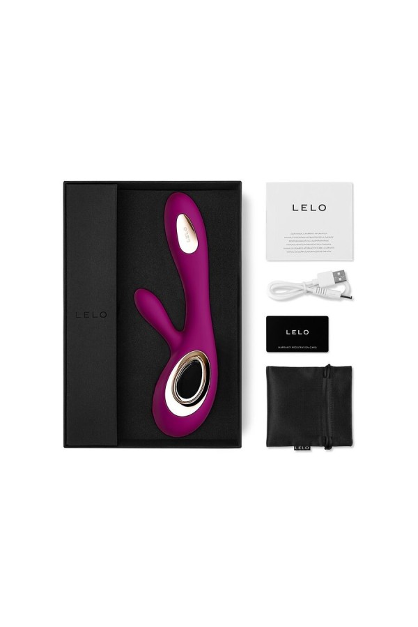Soraya Wave Vibrator Rabbit Deep Rose von Lelo kaufen | Fesselliebe