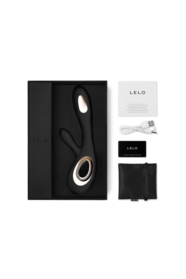 Soraya Wave Vibrator Kaninchen Schwarz von Lelo kaufen | Fesselliebe