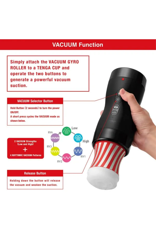 Vakuum Gyro Roller Saug & Rotation von Tenga kaufen - Fesselliebe