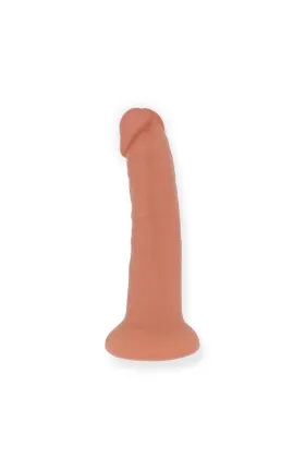 Grosser Bogotá-Vibratordildo, 9 Geschwindigkeiten, Natürlich, 22 cm -O- 4,5 cm - Kostenlose App von Oninder