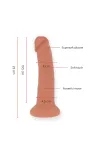 ONINDER - GROSSER BOGOTÁ-VIBRATORDILDO, 9 GESCHWINDIGKEITEN, NATÜRLICH, 22 CM -O- 4,5 CM - KOSTENLOSE APP