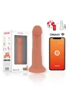 ONINDER - GROSSER BOGOTÁ-VIBRATORDILDO, 9 GESCHWINDIGKEITEN, NATÜRLICH, 22 CM -O- 4,5 CM - KOSTENLOSE APP