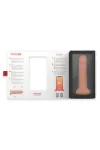 Grosser Bogotá-Vibratordildo, 9 Geschwindigkeiten, Natürlich, 22 cm -O- 4,5 cm - Kostenlose App von Oninder