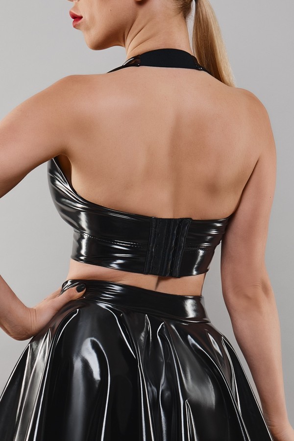 Schwarzes Damen-Top Tdbettina001 von Demoniq Total Domination Collection kaufen | Fesselliebe