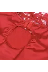 Satin-Babydoll mit Spitze Rot S/M von Subblime Babydolls