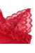 Satin-Babydoll mit Spitze Rot S/M von Subblime Babydolls