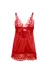 Satin-Babydoll mit Spitze Rot S/M von Subblime Babydolls