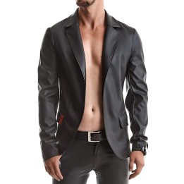 Herren Jacke Rmnicola001 Schwarz von Regnes Fetsih Plante Red Mark 2 | Fesselliebe.de