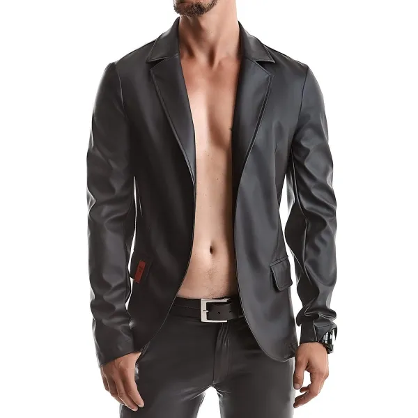 ♥ Herren Jacke Rmnicola001 Schwarz von Regnes Fetsih Plante Red Mark 2 ♥ kaufen | Fesselliebe