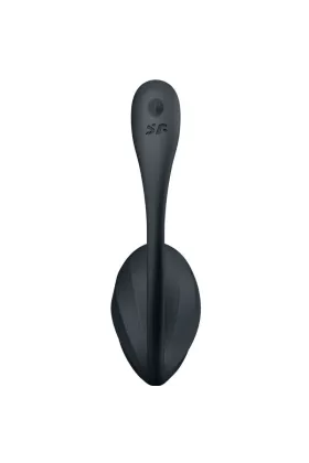 Ribbed Petal G Point Stimulator Fernbedienbares Schwarz Kostenlose App von Satisfyer Partner