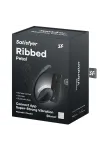 Ribbed Petal G Point Stimulator Fernbedienbares Schwarz Kostenlose App von Satisfyer Partner