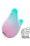 Mermaid Vibes Stimulator & Vibrator Mint und Pink von Satisfyer Air Pulse